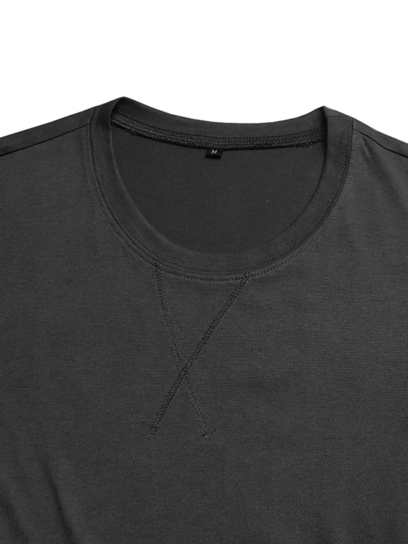 Men's Basic Curved Hem T-Shirt