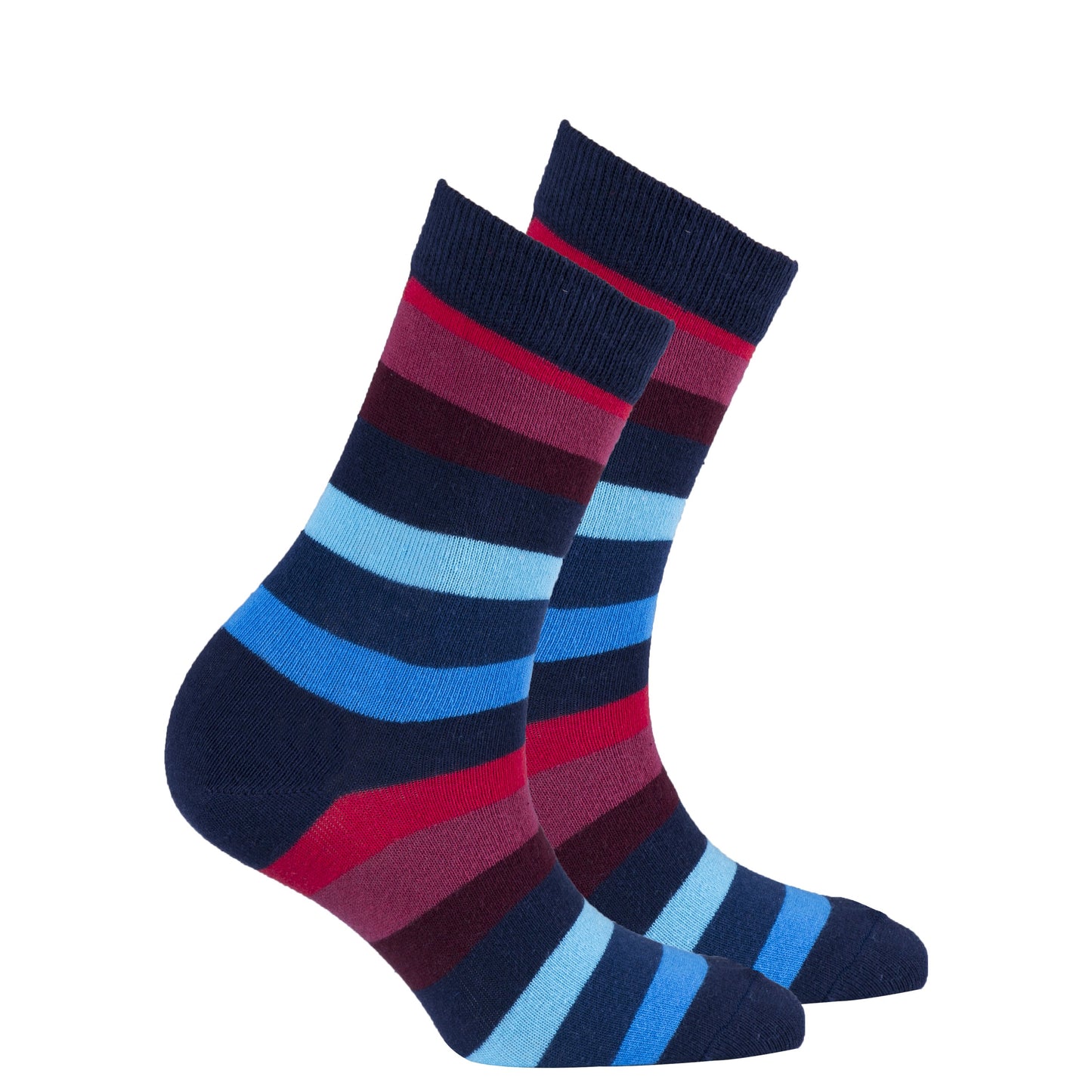 Women's Black Grape Stripe Socks