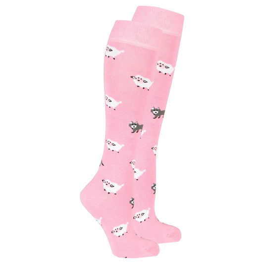 Women's Lamb Knee High Socks