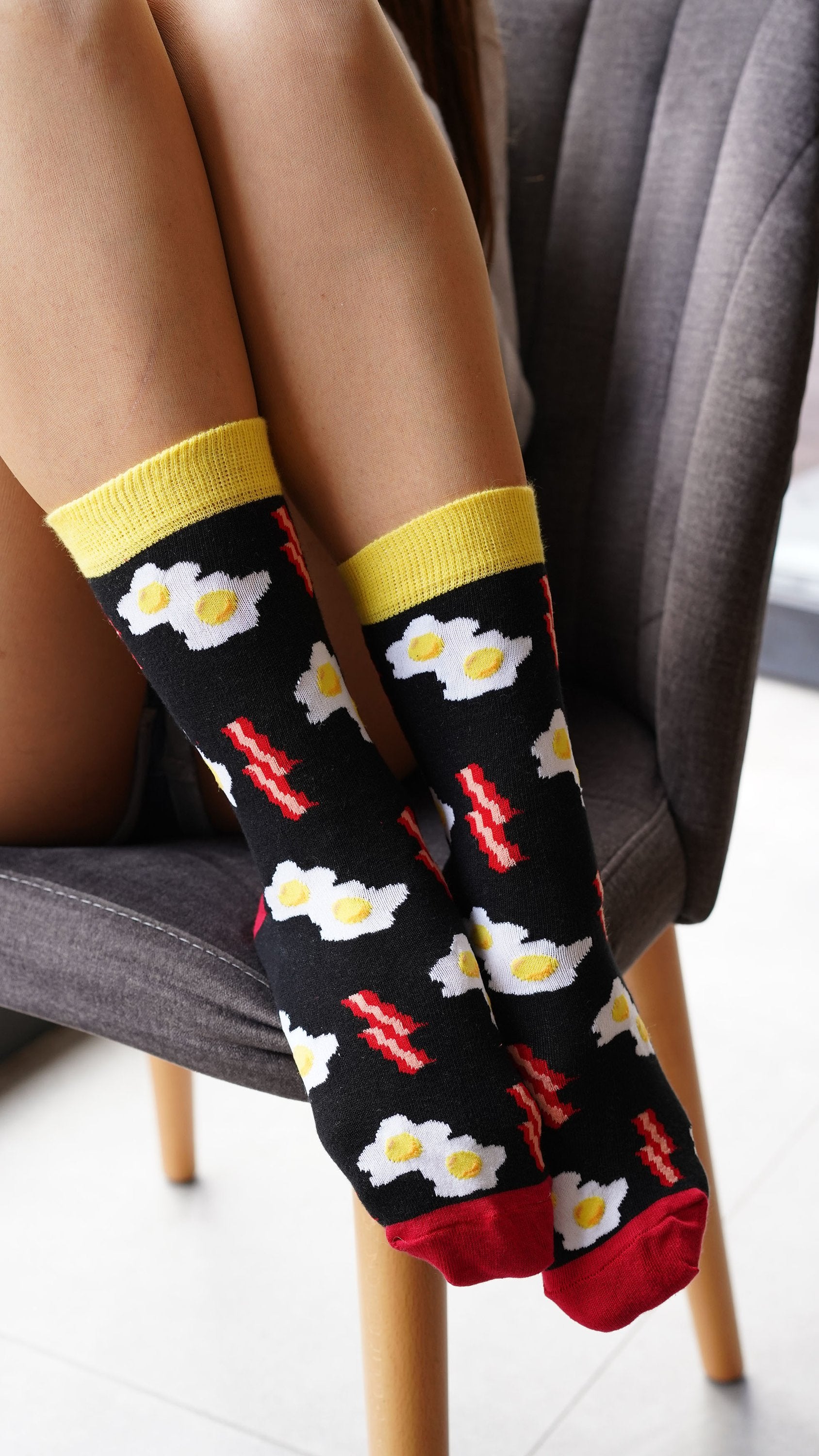 Women's Bacon & Eggs Socks