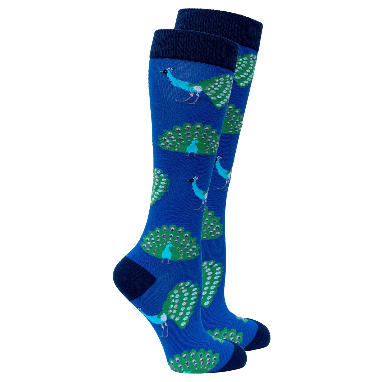 Women's Peacock Knee High Socks