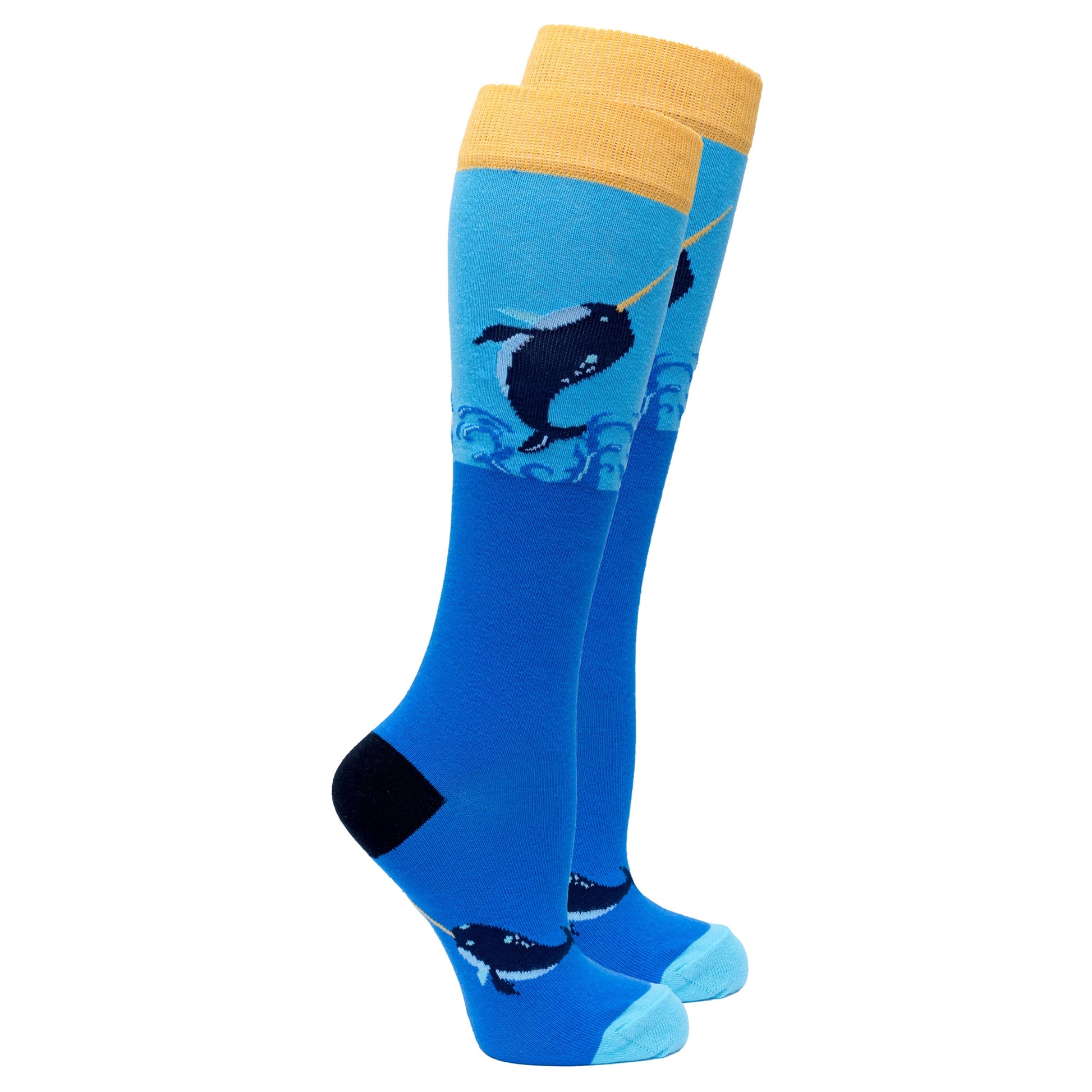 Women's Narwhal Knee High Socks