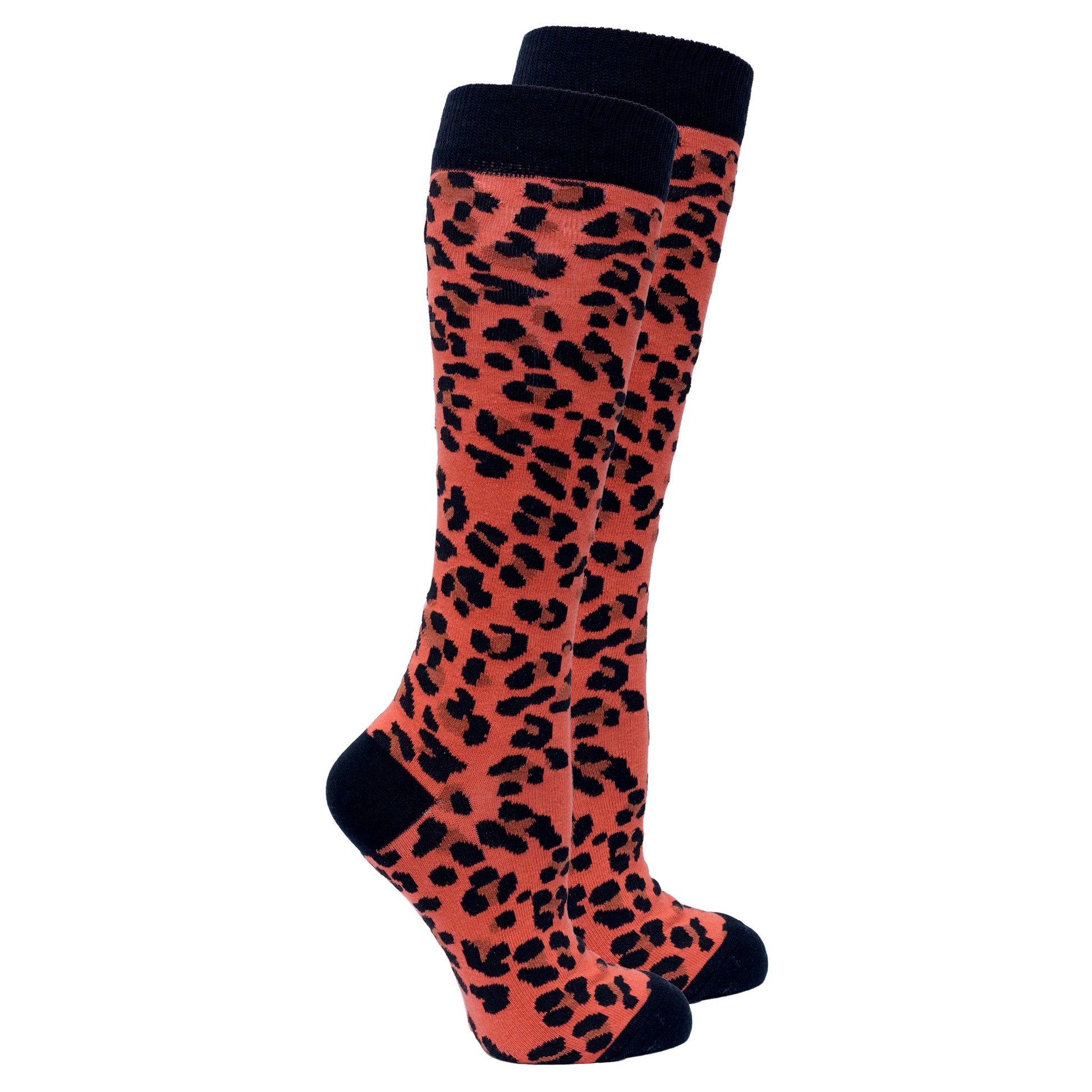 Women's Leopard Knee High Socks