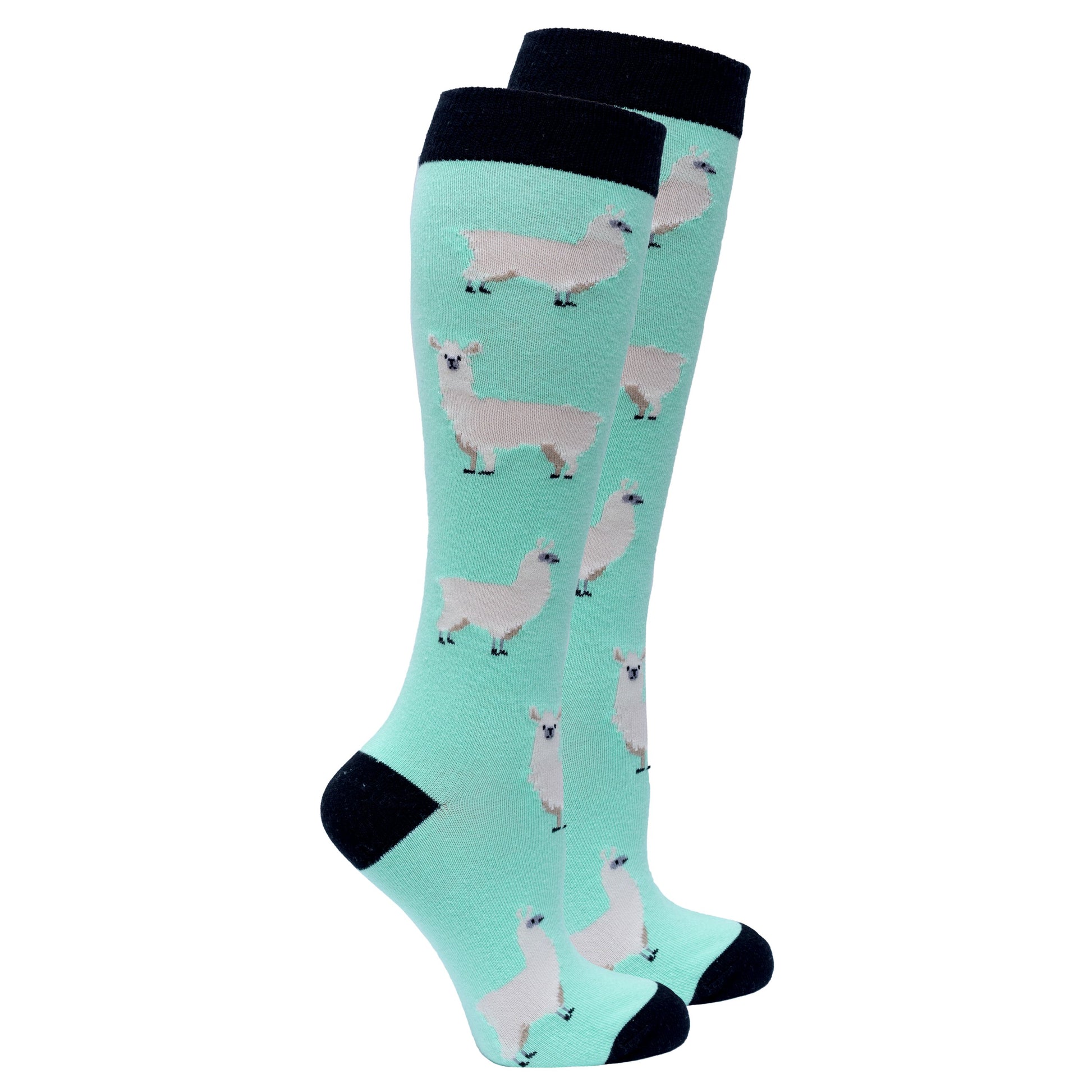 Women's Llama Knee High Socks