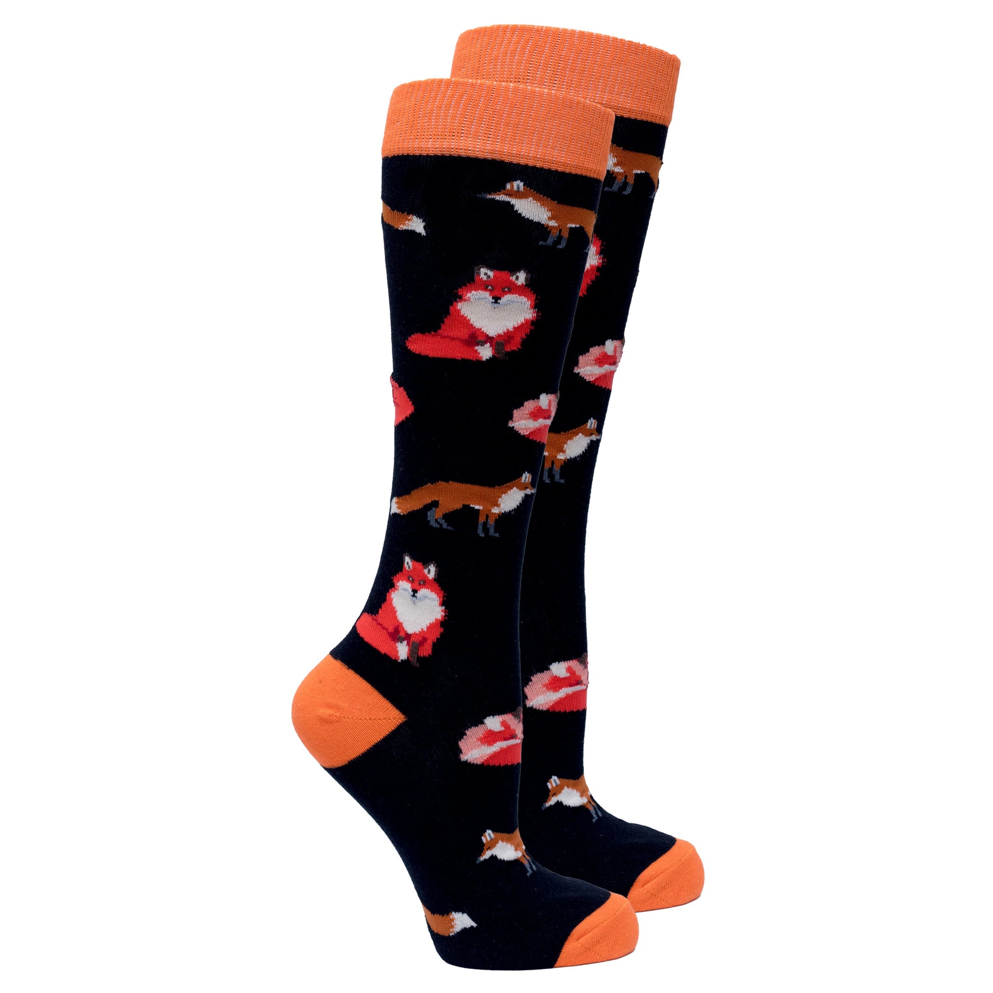 Women's Sneaky Fox Knee High Socks