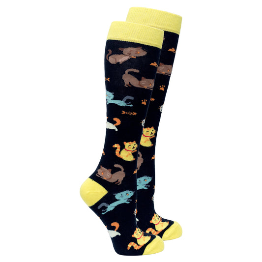 Women's Kittens Knee High Socks