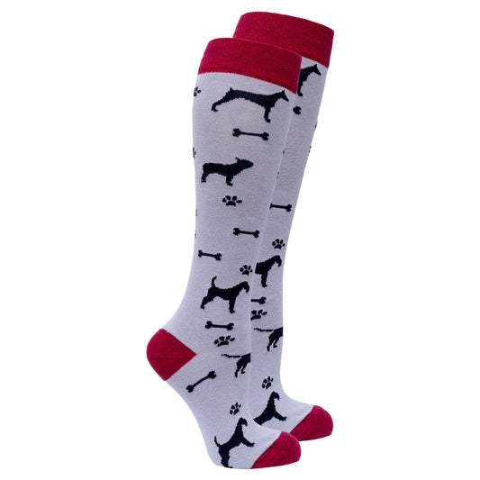 Women's Shadow Dog Knee High Socks