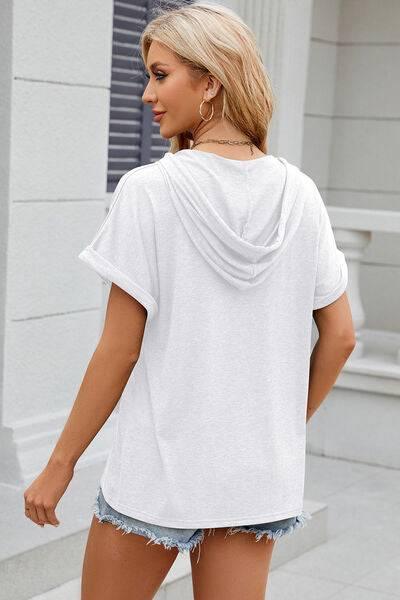 Florira Hooded Short Sleeve T-Shirt