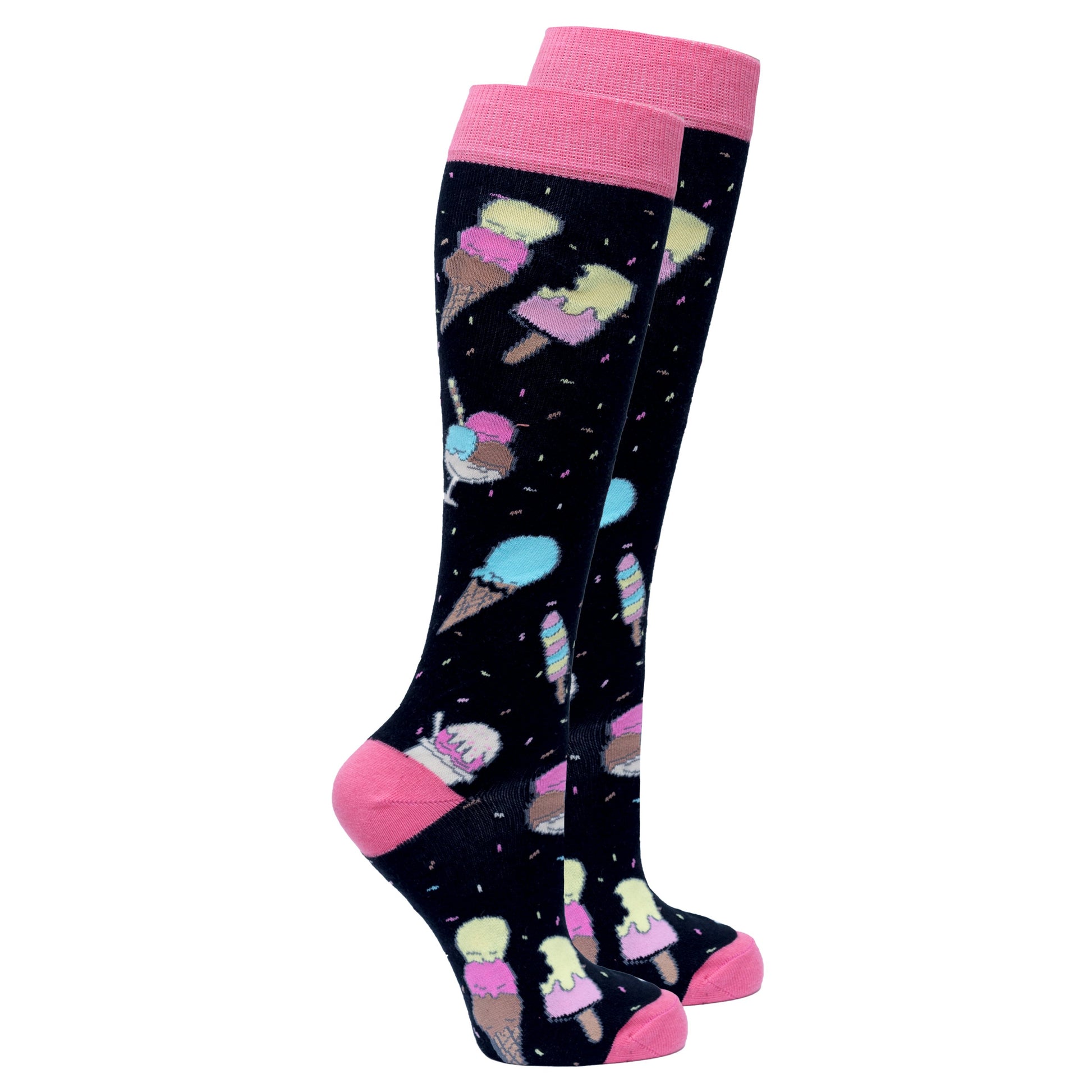 Women's Ice Cream Paradise Knee High Socks