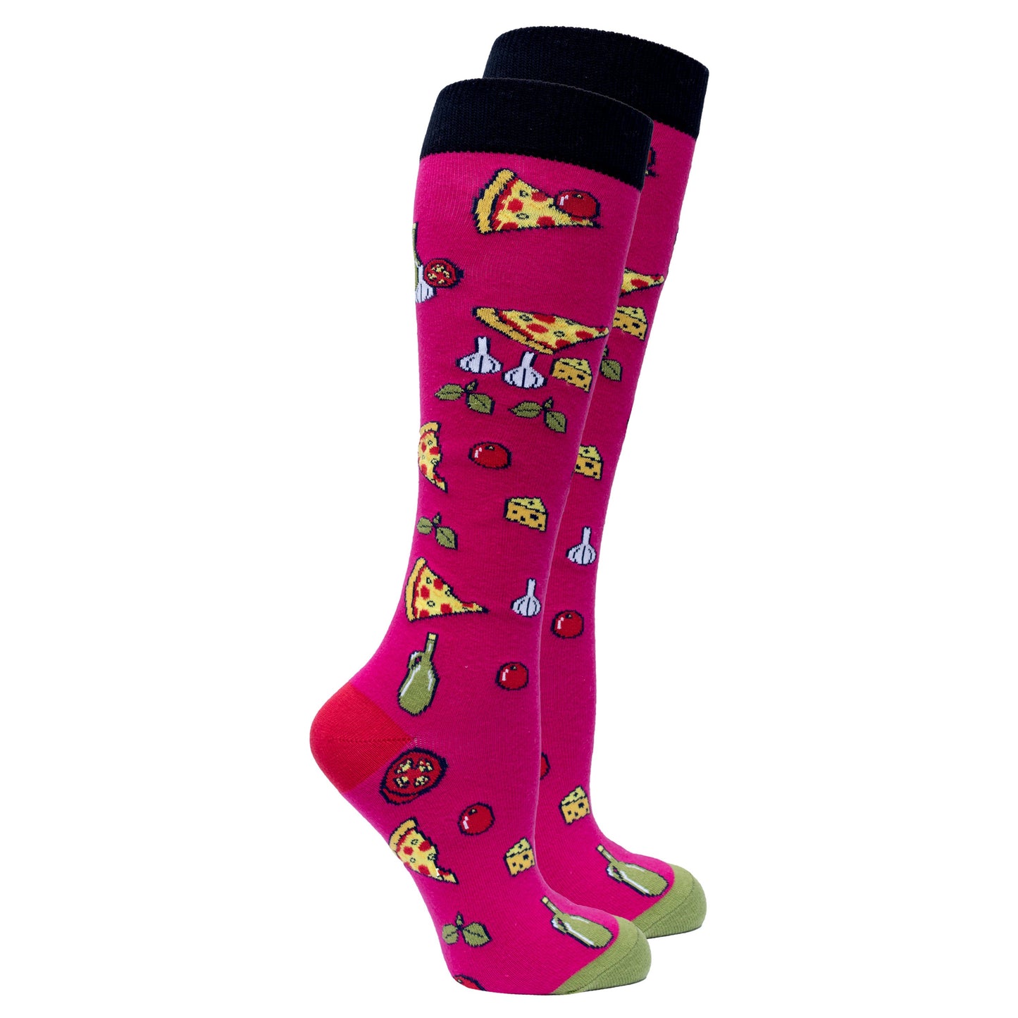 Women's Pizza Chef Knee High Socks