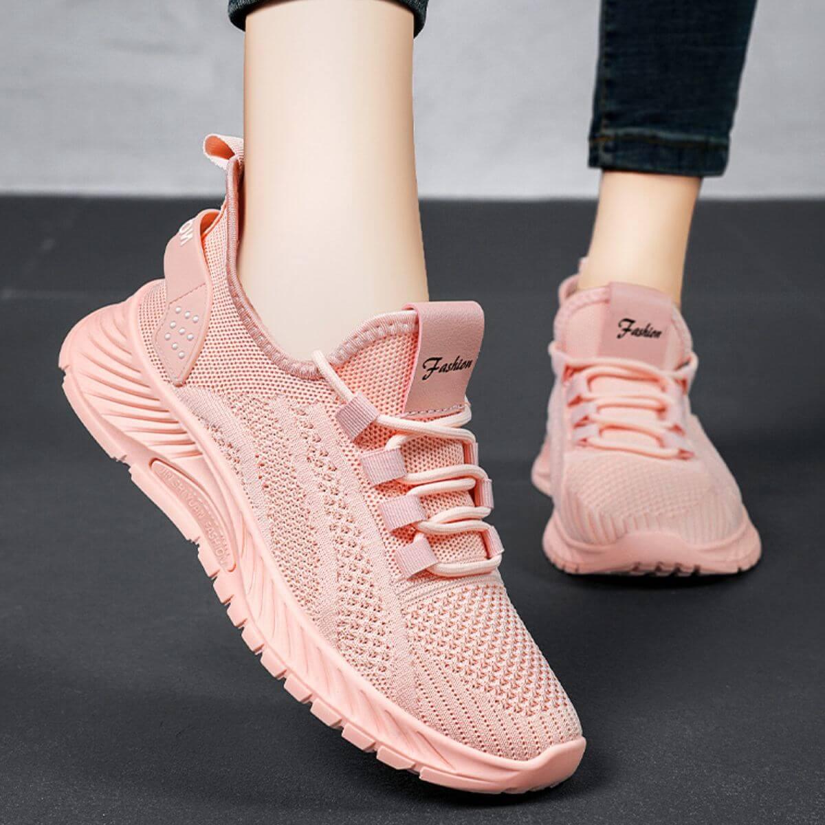 Lace Up Mesh Breathable Athletic - Clothes For Her Online Store
