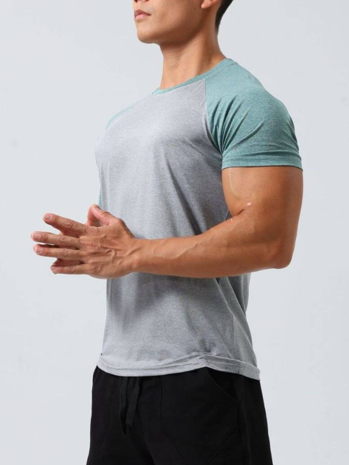 Men's Plus Size Round Neck Short Sleeve T-Shirt