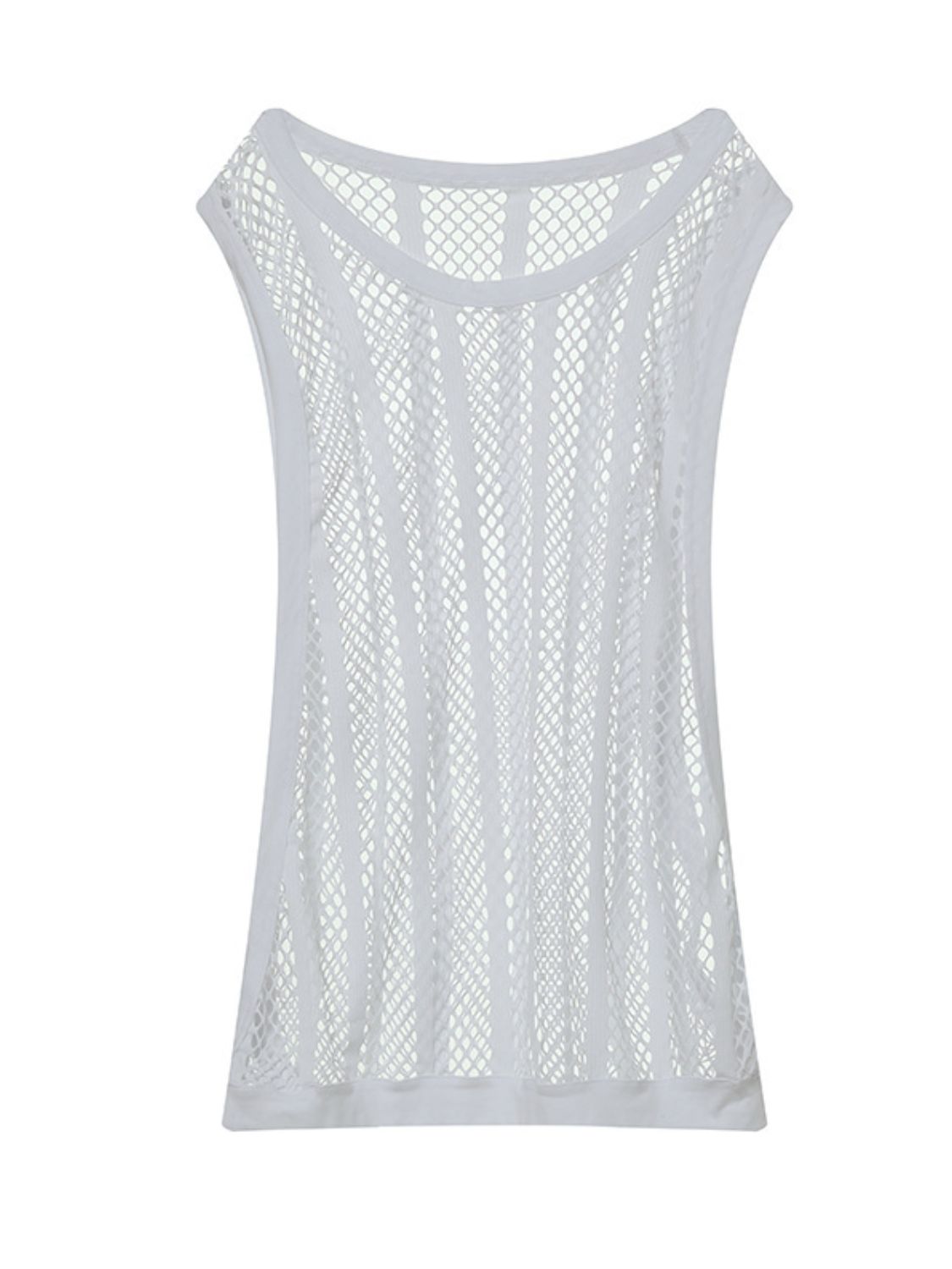 Men's Openwork Round Neck Tank