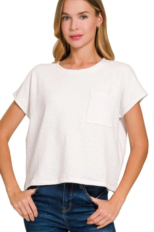 Zenana Round Neck Short Sleeve T-Shirt
