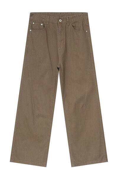 Men's Mid-Rise Straight-Leg Jeans - Clothes For Her Online Store