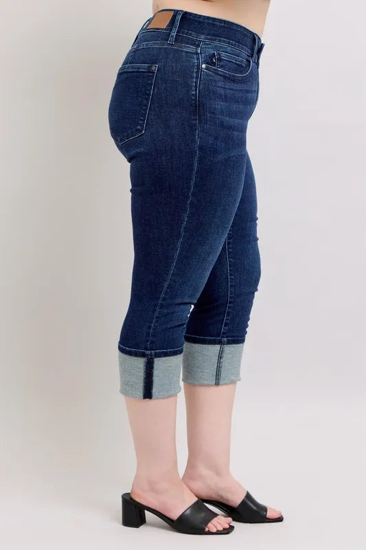 Judy Blue High-Waist Double Waist Band Skinny Jeans
