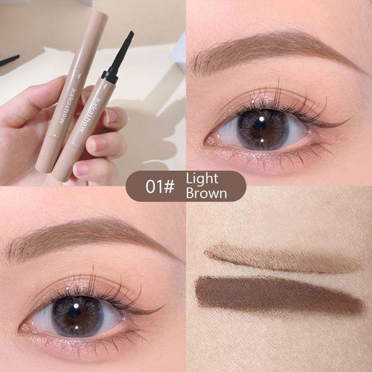 4 Kleuren Geverfd Wenkbrauw Crème Waterproof Langdurige Stereotiepe Grijs Bruin Wenkbrauw Poeder 2 In 1 Wenkbrauw Potlood Make-Up Cosmetica - Clothes For Her Online Store