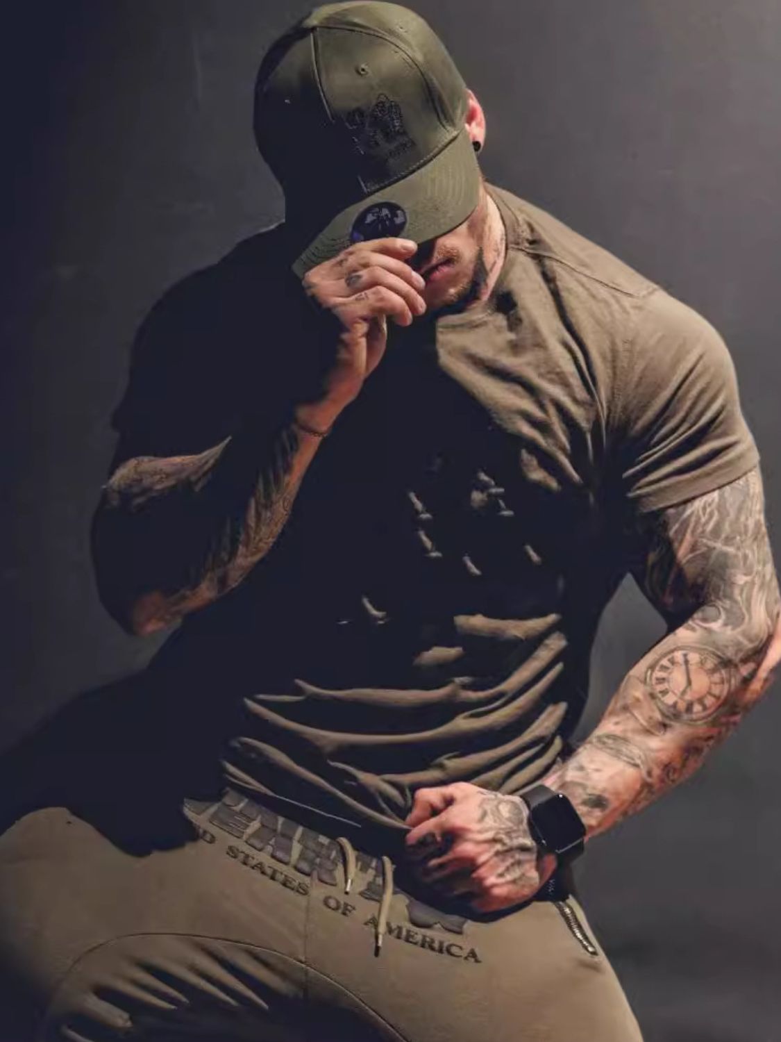 Men's Plus Size Round Neck Short Sleeve T-Shirt