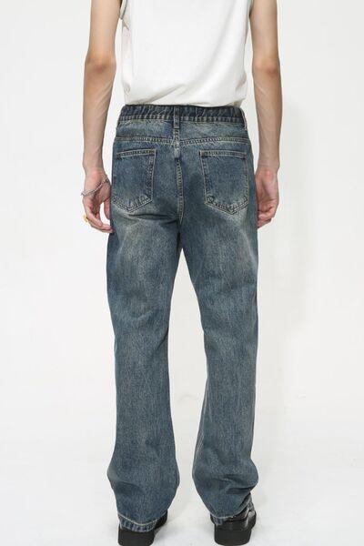 Mid Rise Jeans with Pockets - Clothes For Her Online Store