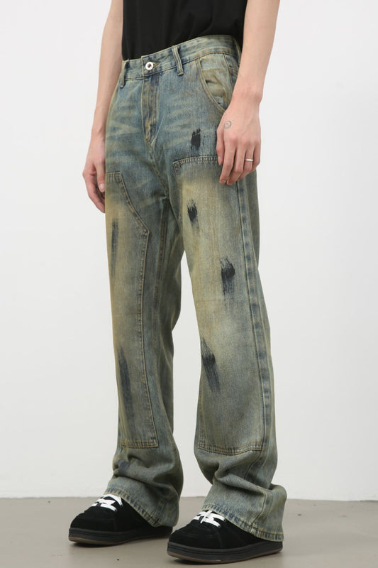 Men's Mid Rise Loose Fit Jeans