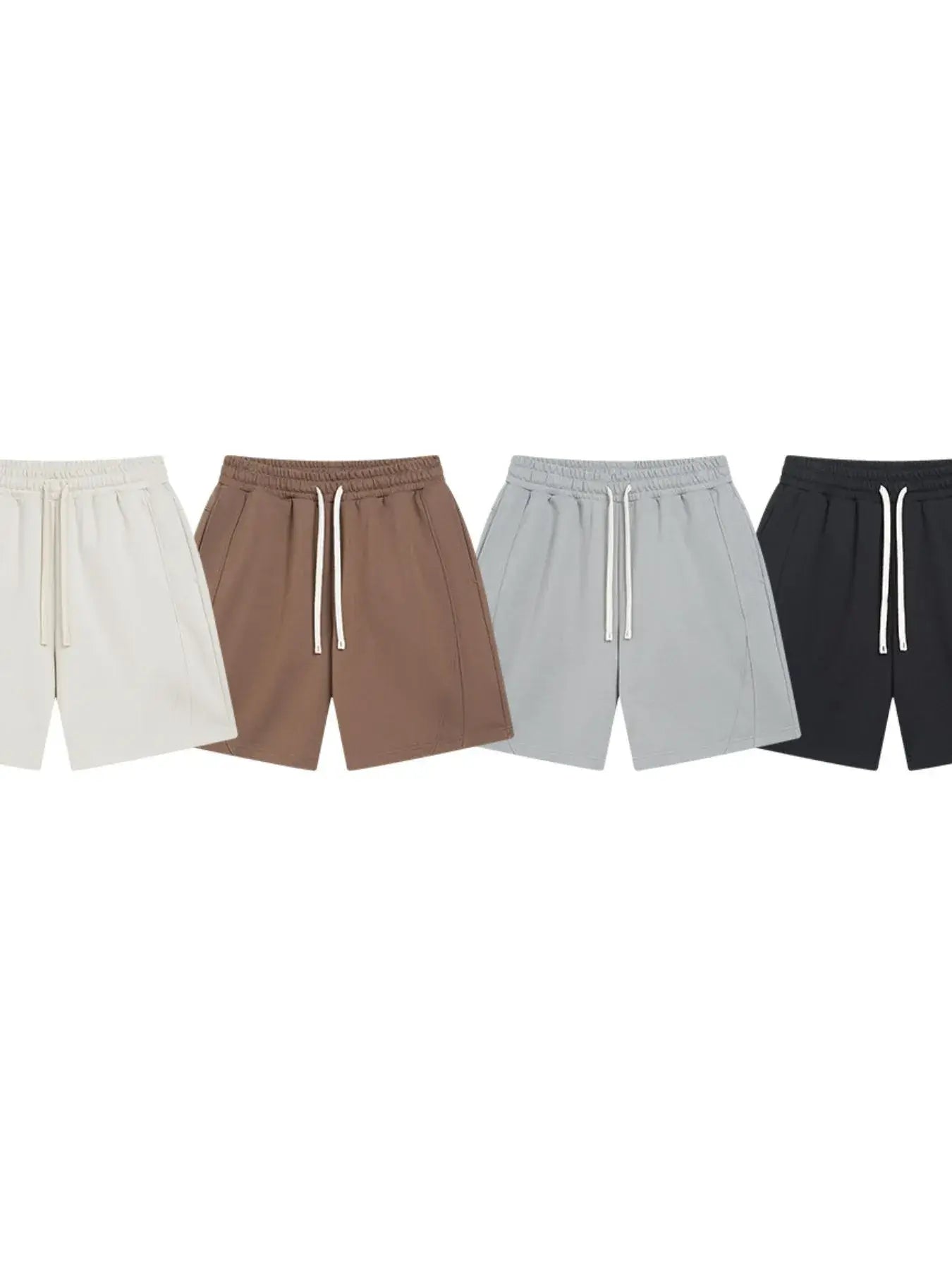 Men's Casual Elastic Waist Shorts