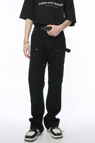 Mid Rise Baggy Jeans with Pockets - Clothes For Her Online Store