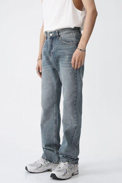 Mid Rise Men's Jeans with Pockets - Clothes For Her Online Store