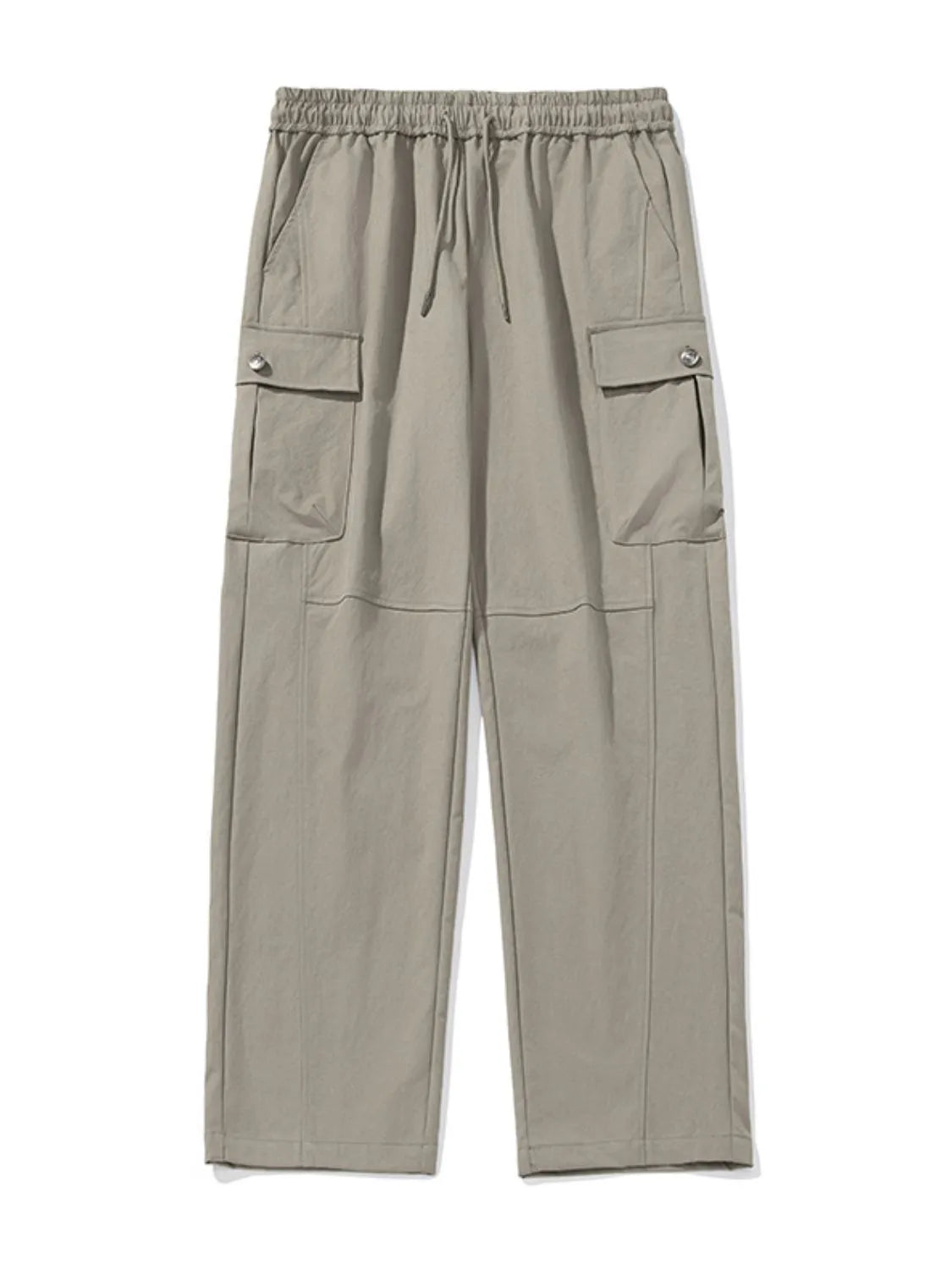 Men's Plus Size Drawstring Pants with Pockets