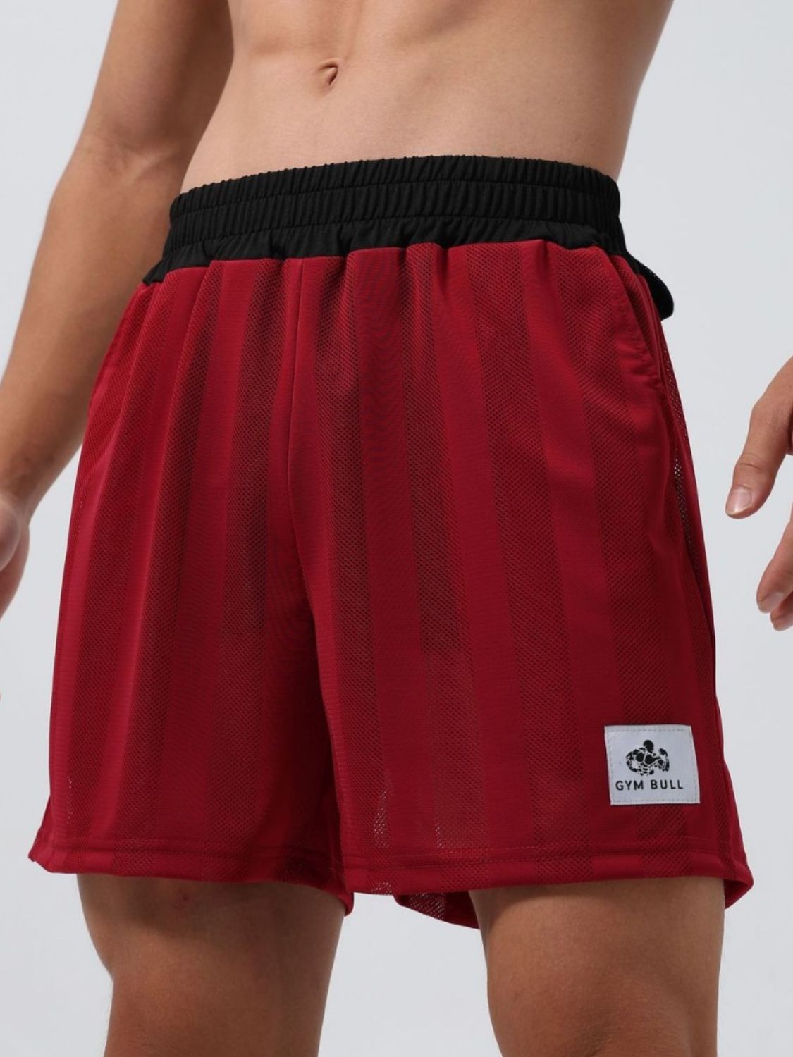 Men's Plus Size Elastic Waist Shorts