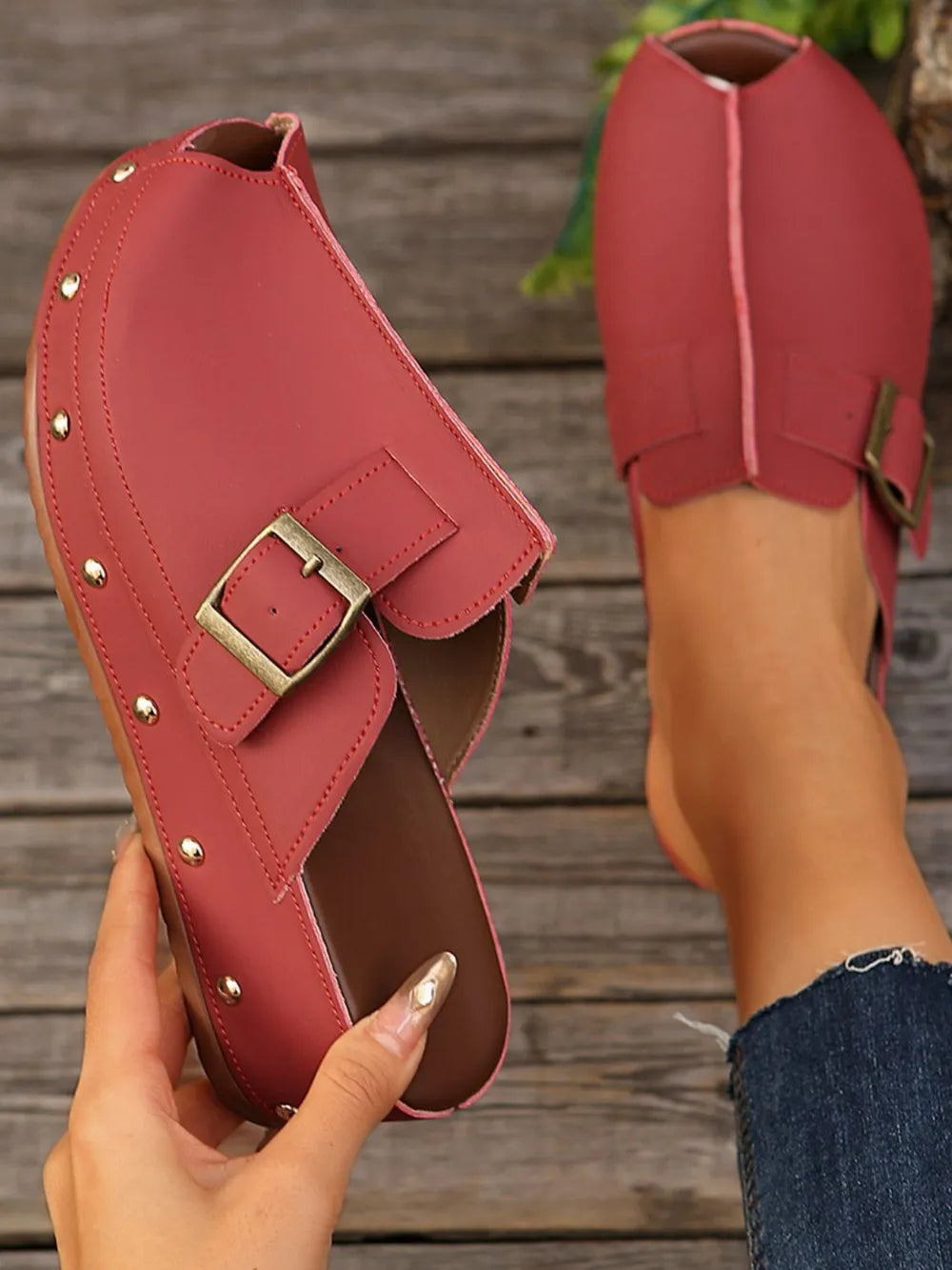 Peep Toe Platform Sandals