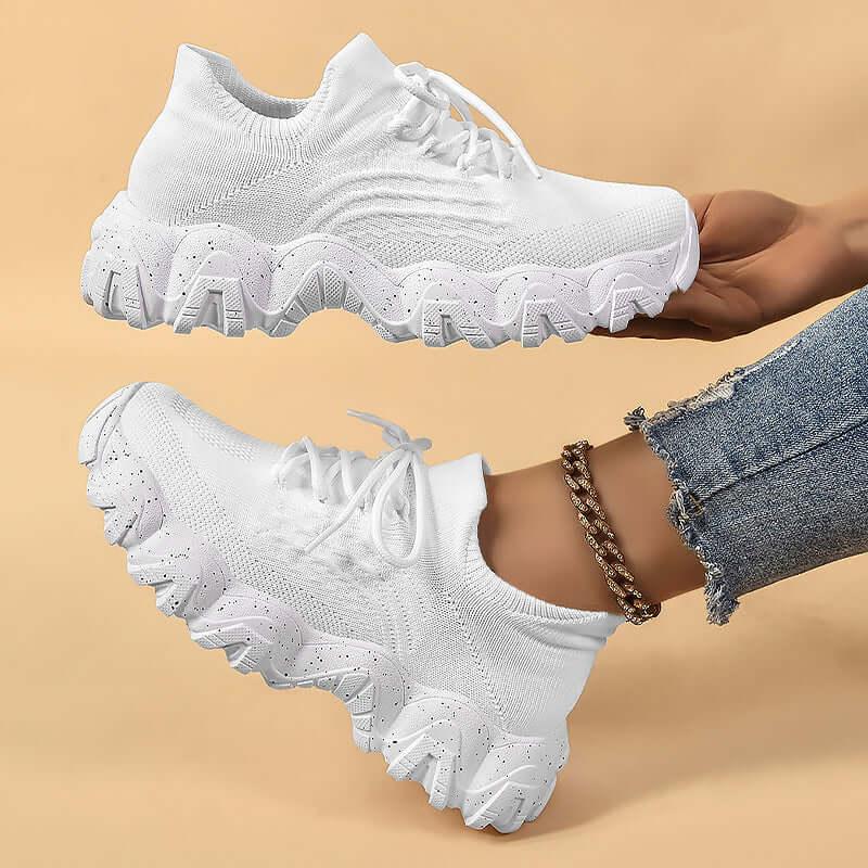 Lace Up Mesh Breathable Athletic - Clothes For Her Online Store