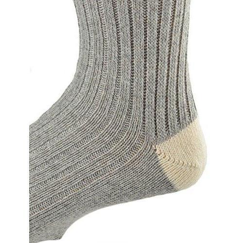 Wool Striped Boot Work Men's 3 Pair Pack Socks