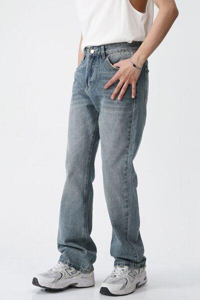 Mid Rise Men's Jeans with Pockets - Clothes For Her Online Store