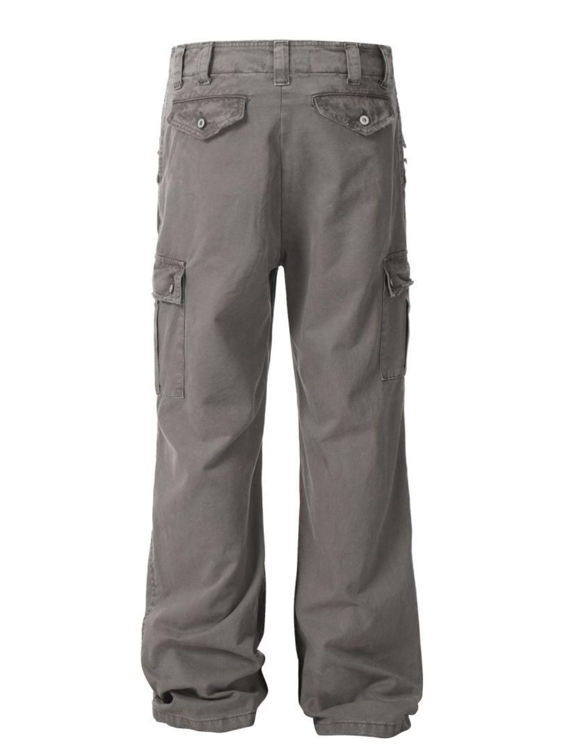 Men's Straight Leg Cargo Pants - Clothes For Her Online Store