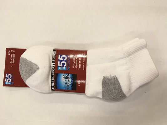 Adult Ankle Socks - White, 9-11, 3 PackClothes For Her Online Store