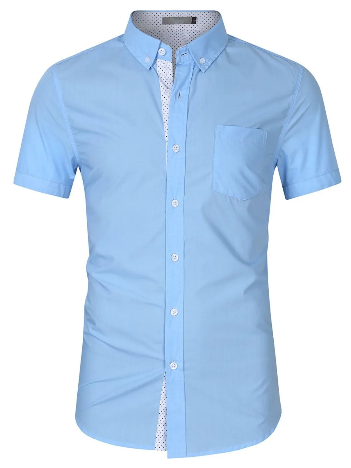 Men's Button Up Short Sleeve Shirt