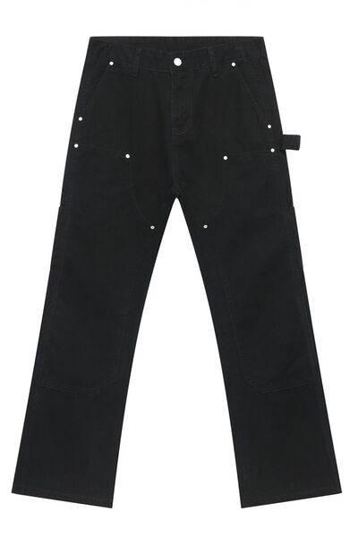 Mid Rise Baggy Jeans with Pockets - Clothes For Her Online Store