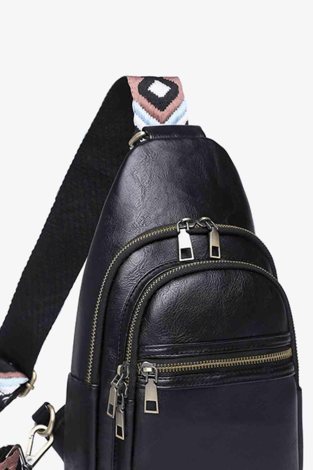 Adored It's Your Time PU Leather Sling Bag