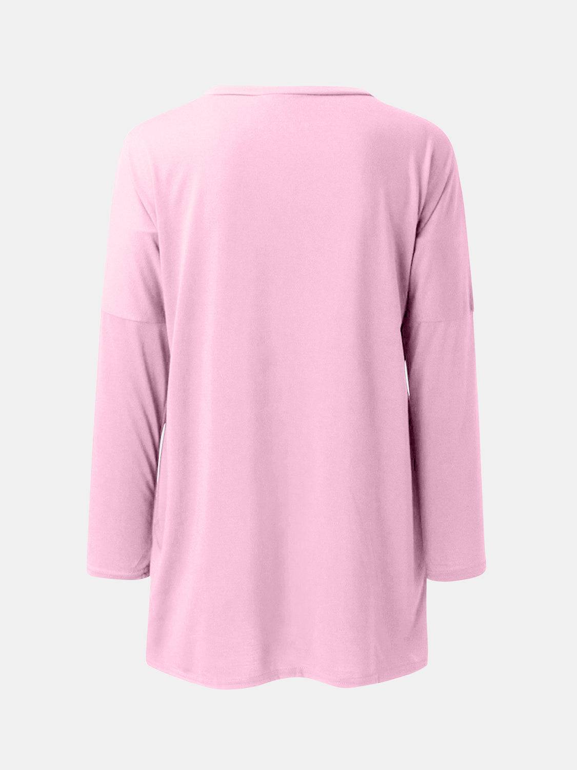 Full Size Round Neck Long Sleeve T-Shirt - Clothes For Her Online Store