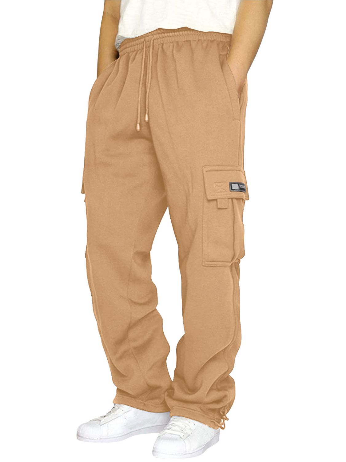 Men's Full Size Drawstring Pants Plus Size