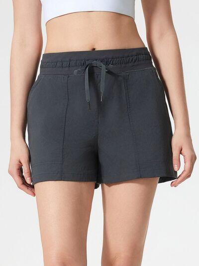 Millennia Drawstring Active Shorts with Pockets