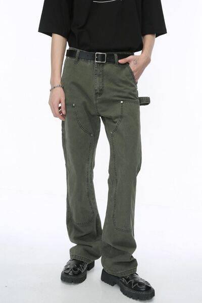 Mid Rise Baggy Jeans with Pockets - Clothes For Her Online Store