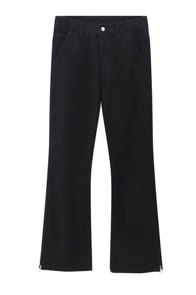 Mid Rise Jeans with Pockets - Clothes For Her Online Store