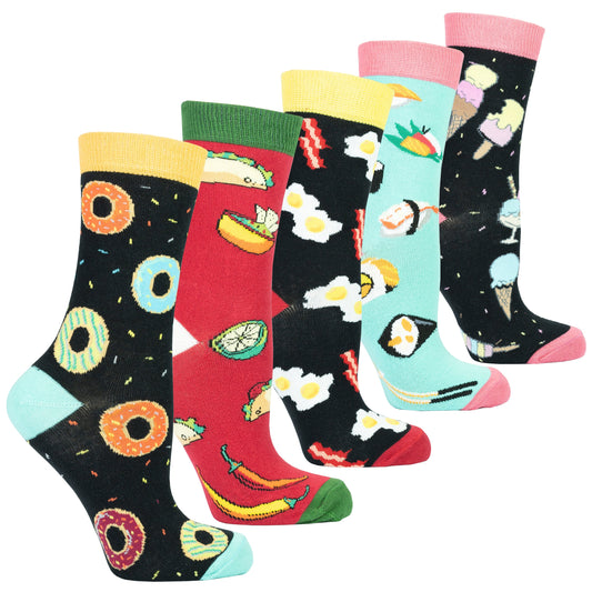 Women's Fast Food Socks Set