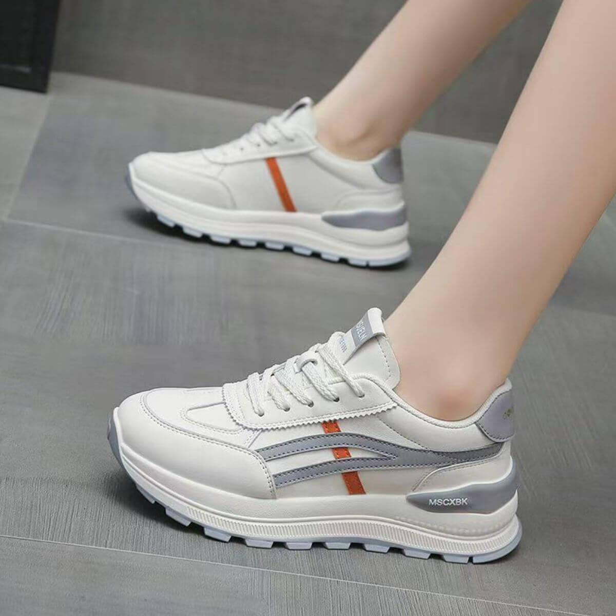 Round Toe Lace-Up Athletic