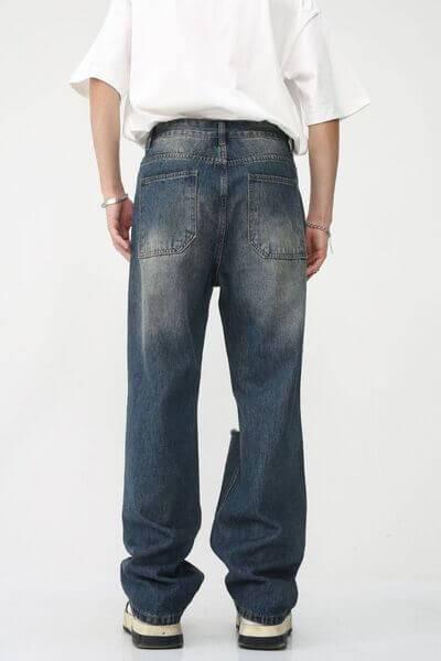 Distressed Jeans with Pockets - Clothes For Her Online Store