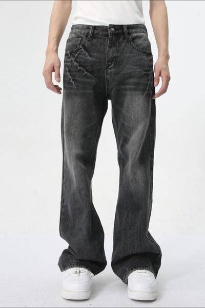Lightning Burst Bootcut Jeans - Clothes For Her Online Store