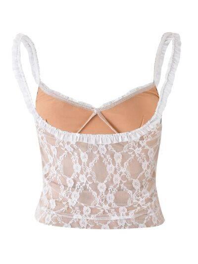 Frill Bow Lace Cami