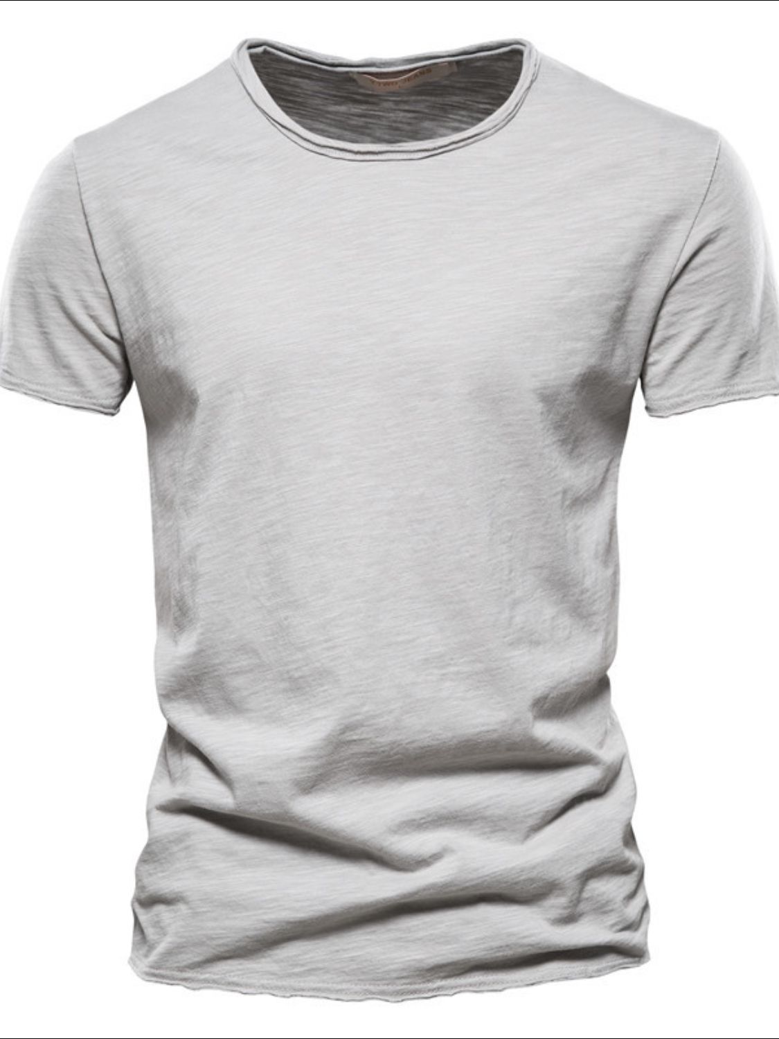 Men's Full Size Round Neck Short Sleeve T-Shirt Plus Size