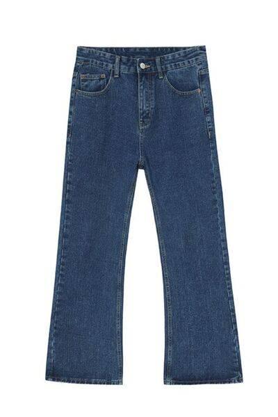 Mid Rise Jeans with Pockets - Clothes For Her Online Store